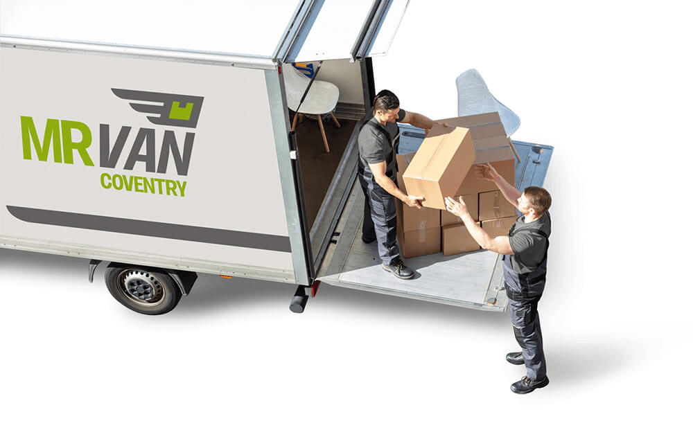 Removal Men Unloading Van